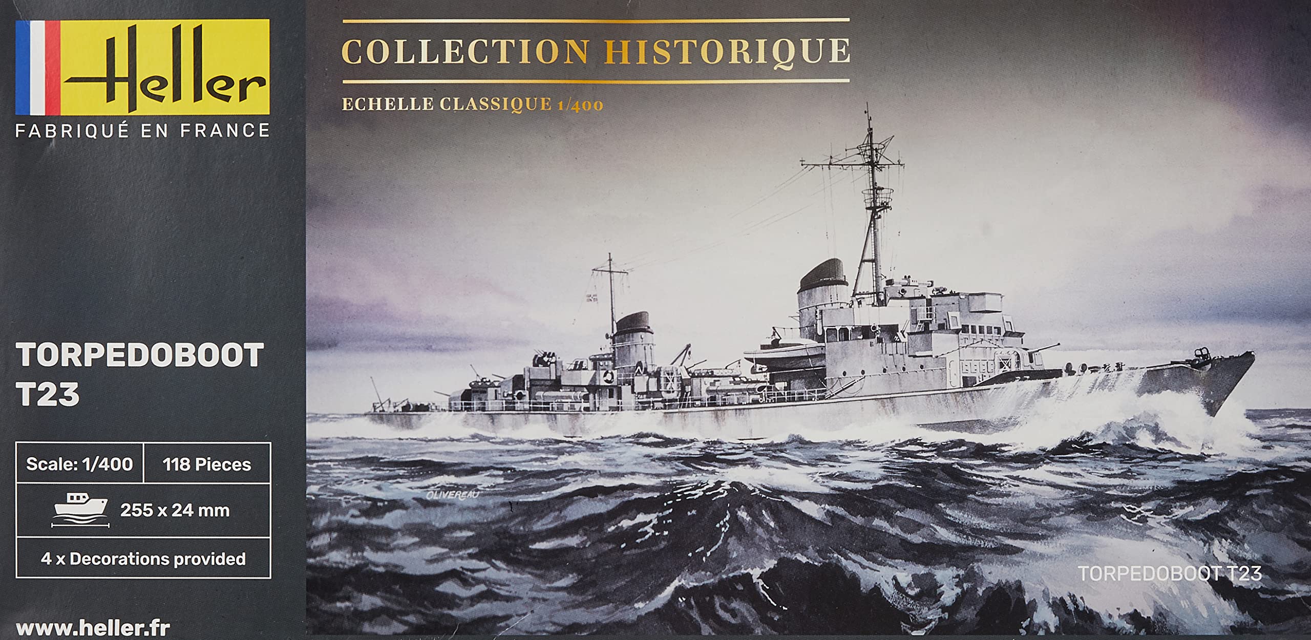 Heller 1:400 - Torpedoboot T23-1923