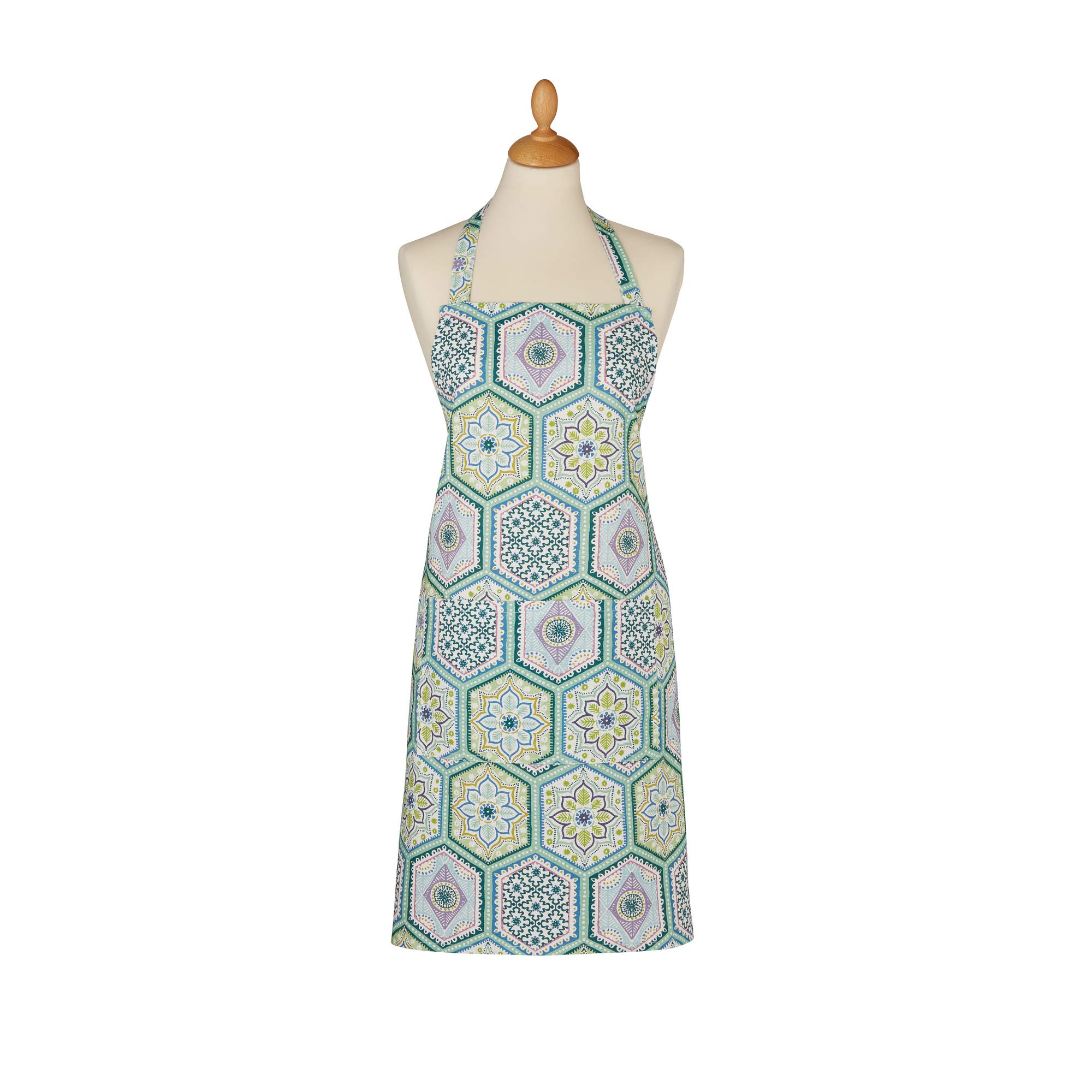 Ulster Weavers Cotton Apron Lisbon Tiles, Multi, One Size