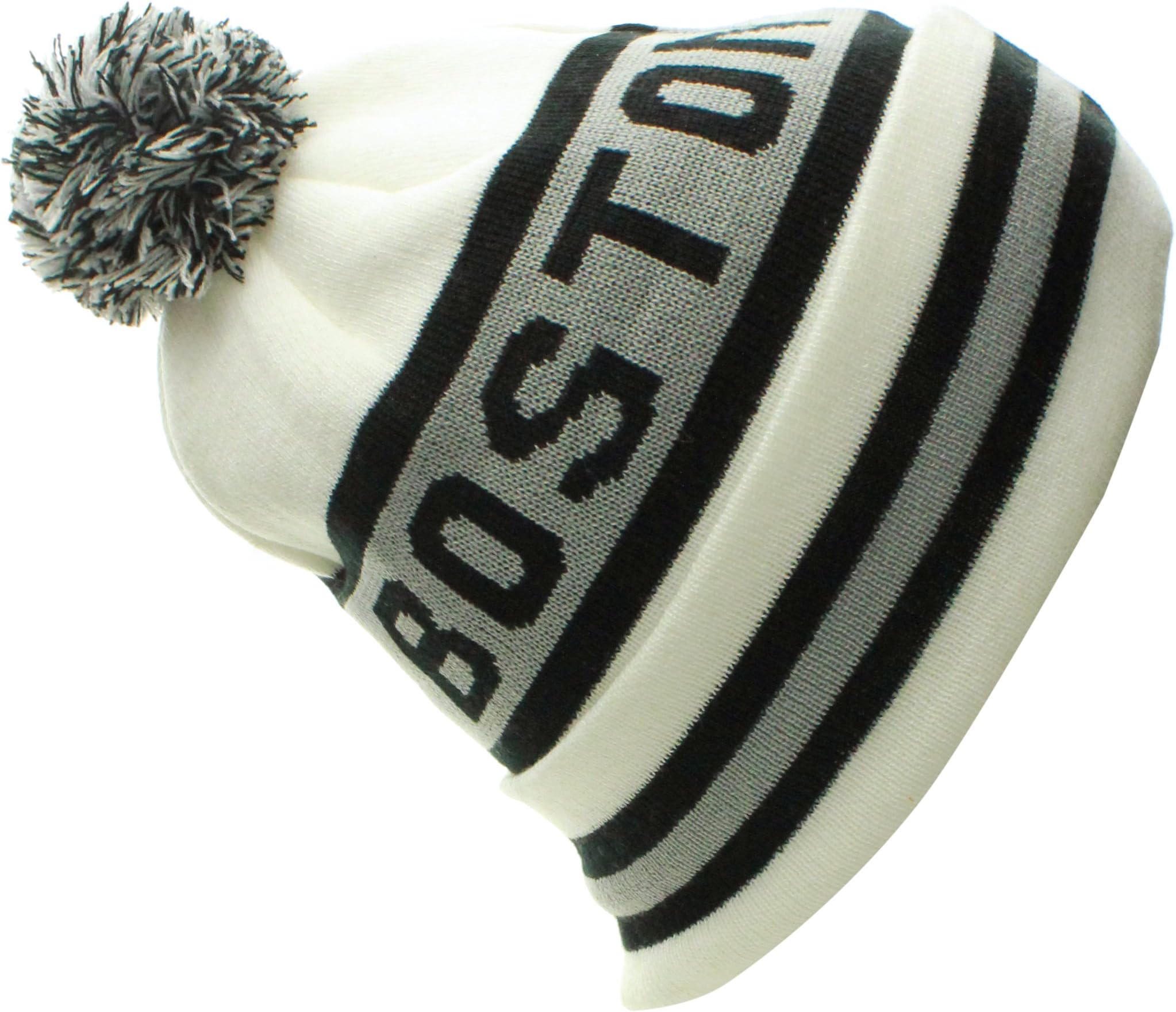 US Cities USA Favorite City Cuff Winter Beanie Knit Pom Pom Hat Cap