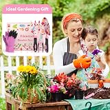 Fixmend 12 Pcs Garden Tools Set with Floral Print in Gift Box view 7