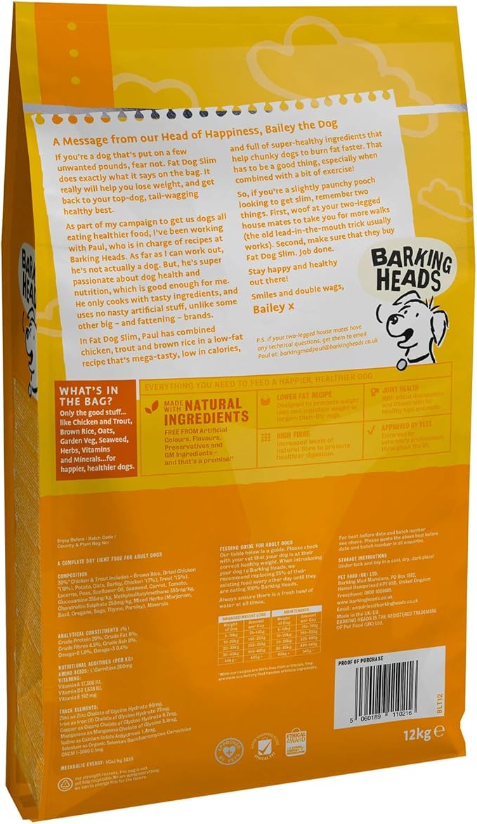 barking heads fat dog slim 12kg