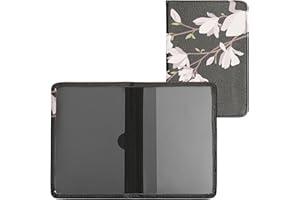 kwmobile Registration and Insurance Holder - Car Document Holder for Vehicle Documents and Cards - PU Leather with Design - W