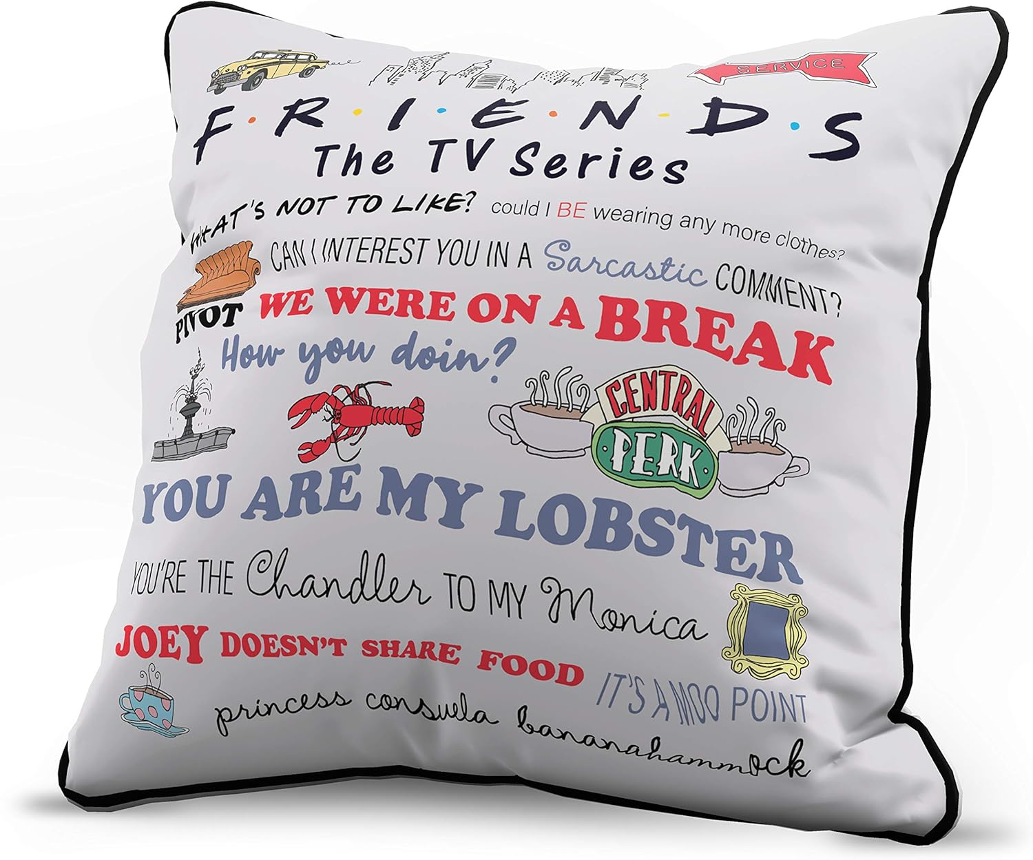 Amazon Com Jay Franco Decorative Throw Pillow Cover Friends