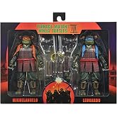 NECA - Teenage Mutant Ninja Turtles 3 (Movie) - 7" Scale Action Figures - Leonardo &amp; Michelangelo 2 Pack