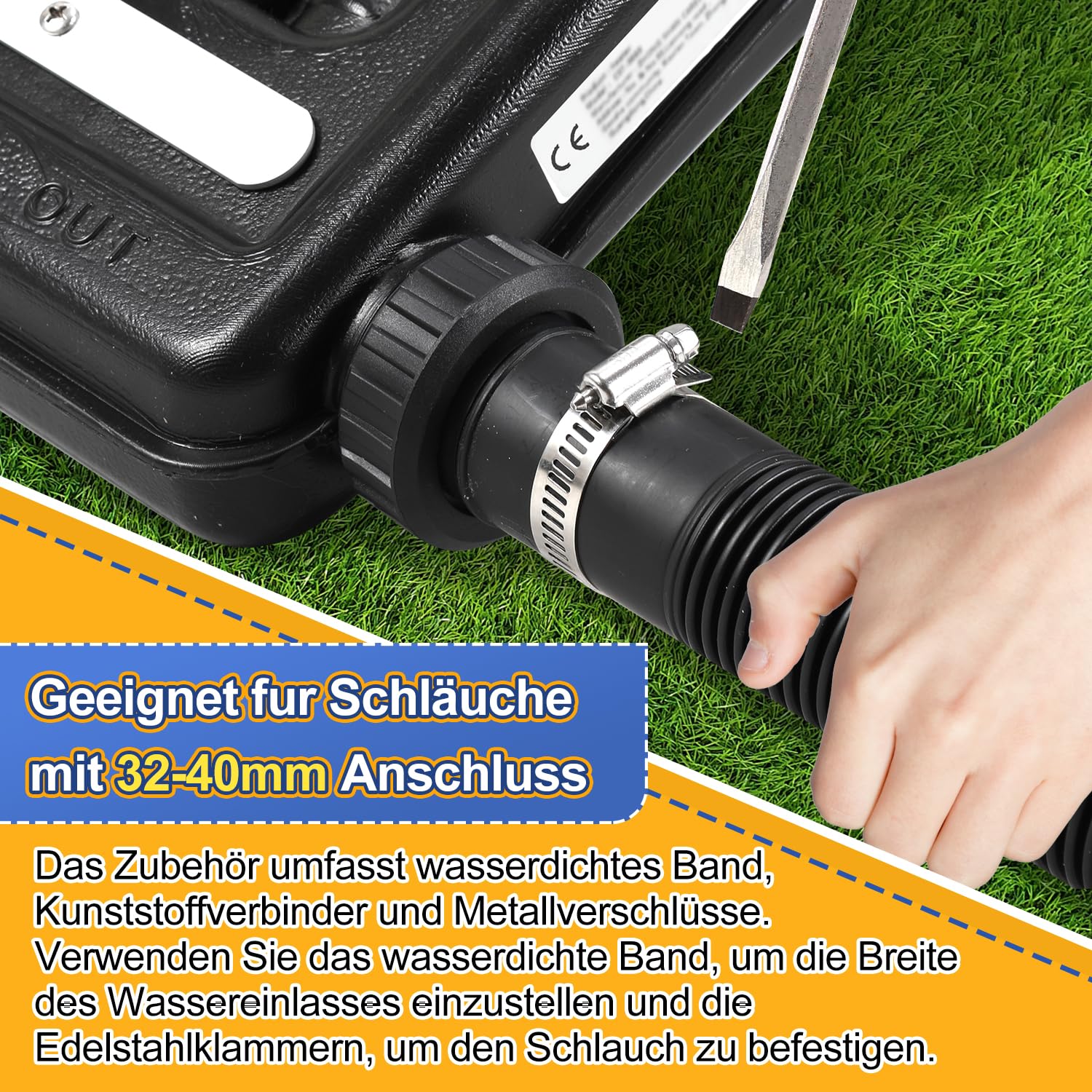Vigevee Sonnenkollektor Poolheizung, 113x69x35cm Solarheizung Maximaler Durchfluss 10000 L/h, Pool Heizungen Solaranlage für Warmwasser, Gartendusche, Pool 4
