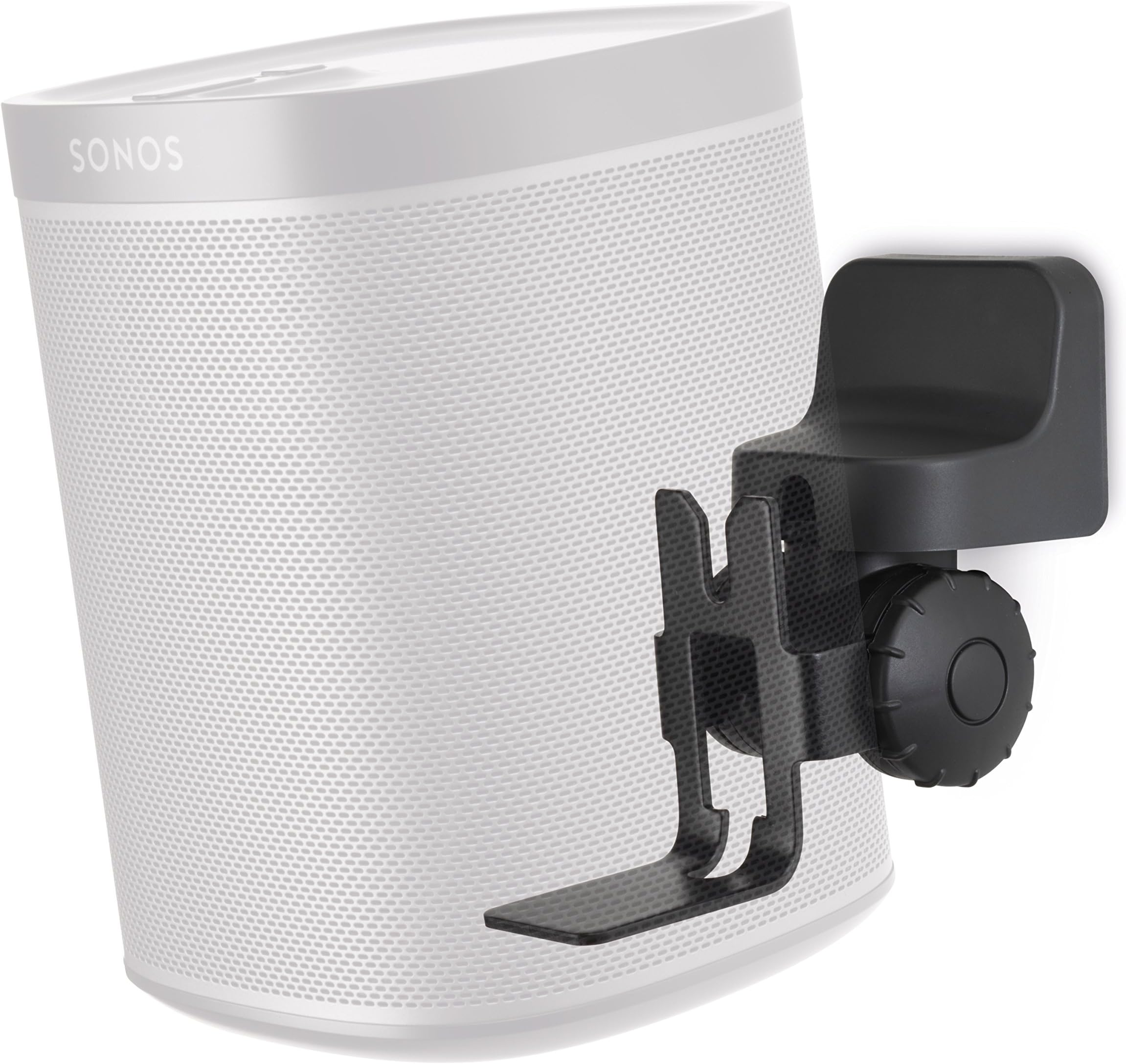 Alphason Tilt and Swivel Wall Bracket Mount for SONOS PLAY:1 Speaker - Black