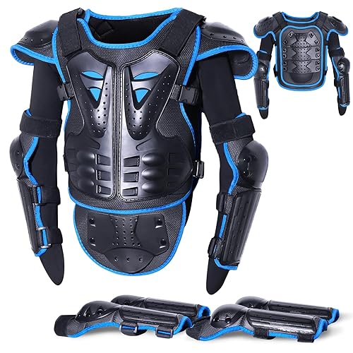 StarknightMT Upgraded Kids Motorcycle Armor Suit Teen Dirt Bike