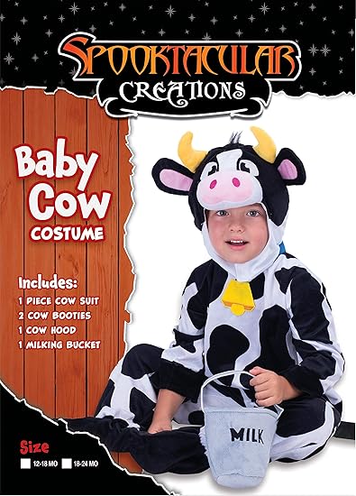 12 month cow costume