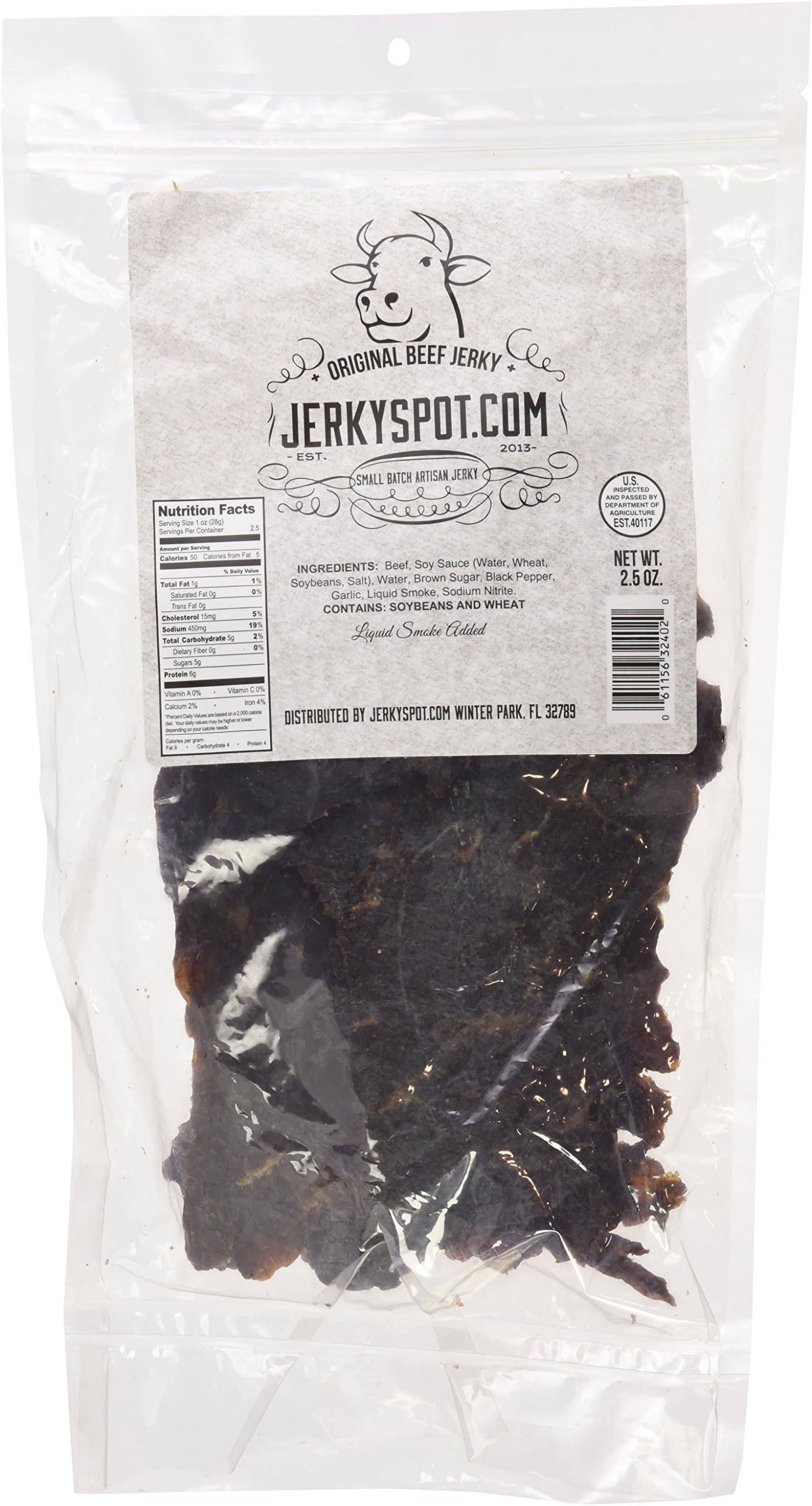 Dry & Tough Beef Jerky, Original Flavor By JerkySpot.com (13oz Bulk Bag)