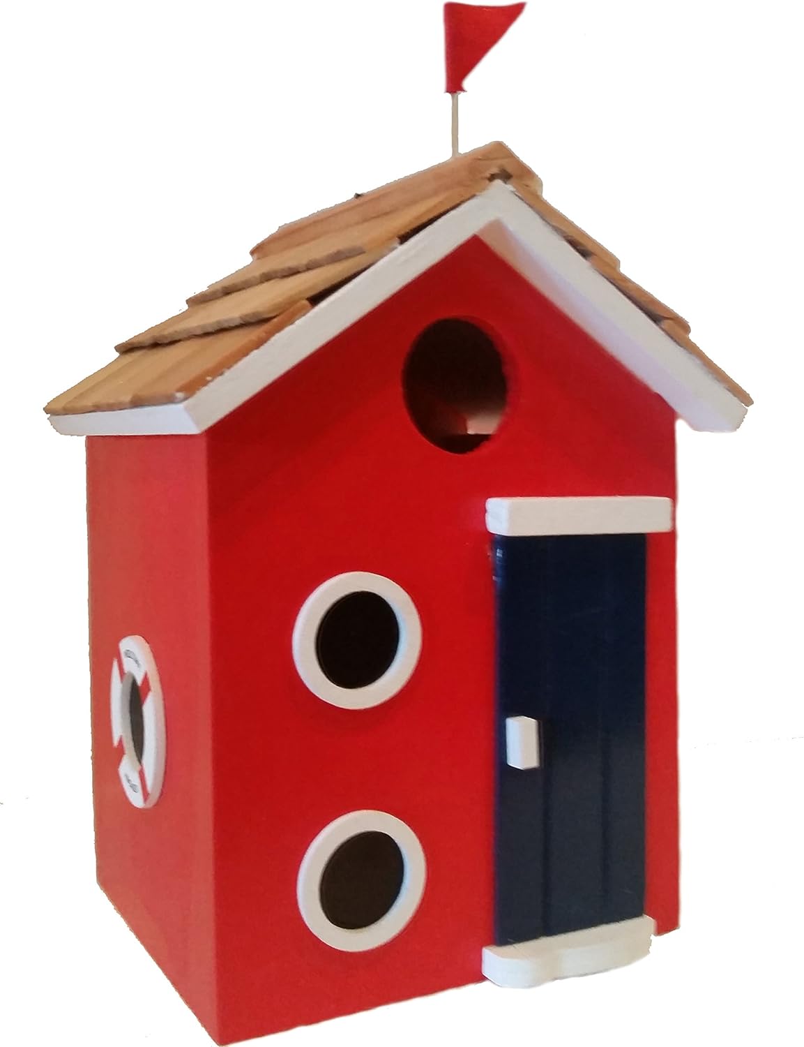 The Birdhouse Hut Beach Cottage Vogelhaus ist Ein Holz Vogelhaus in