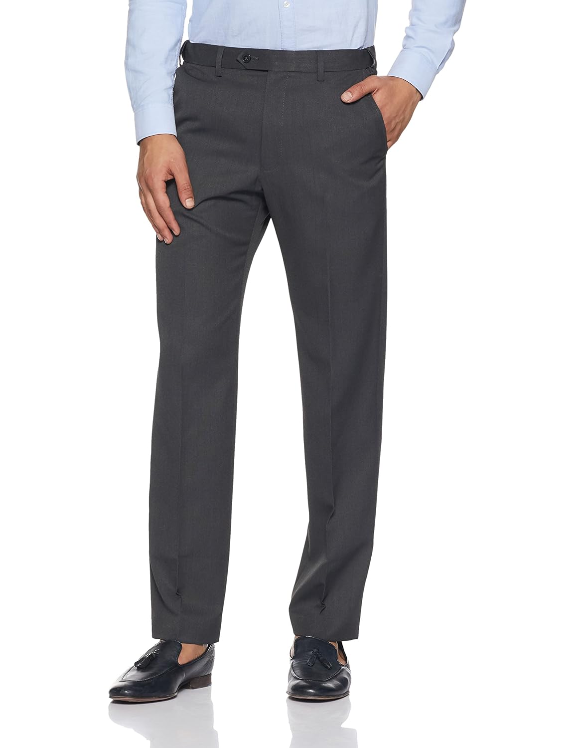 marks & spencer men's relaxed formal trousers