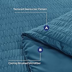 HYMOKEGE Teal California King Comforter Set