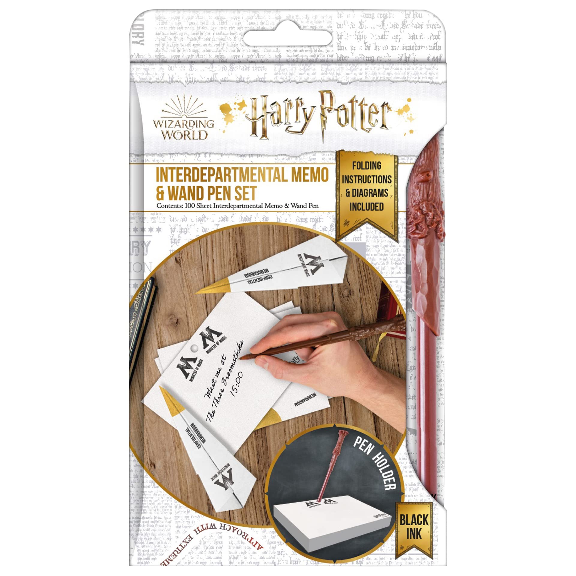HARRY POTTER Harry Potter Interdepartmental Memo and Wand Set