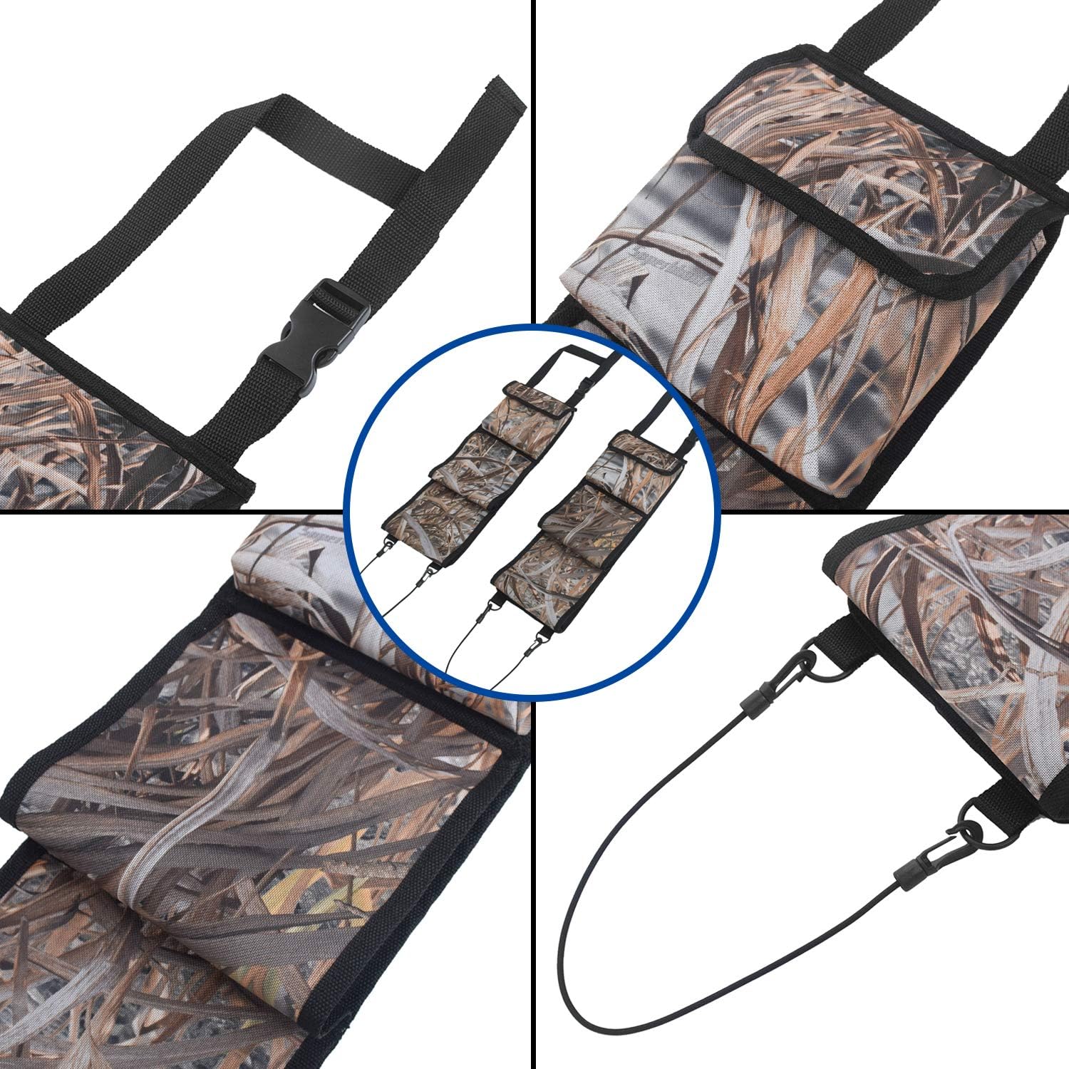 mydays Seat Back Gun Rack, Gun Sling Bag, Camo Front Seat Gun Organizer Holder for Hunting Rifles/Shotguns (Camo): Sports & Outdoors