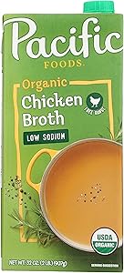 Pacific Foods Organic Free Range Chicken Low Sodium Broth, 32 oz