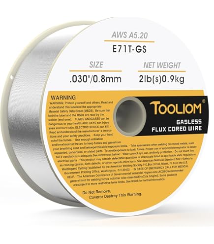 thumbnail interactive-video image 1 of Factory Supply Flux Core MIG Wire E71t-GS -0.035 Inch (0.9mm) 10 Pound Spool (5kg Spool) Gasless Mild Steel MIG Welding Wire With Low Splatter - Gasless Welding Wire, Flux Core Welding Wire 1 of 9