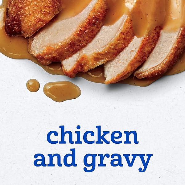 GERBER STAGE 2, CHICKEN AND GRAVY JAR, BABY FOOD, MEALTIME POULTRY PUREE, 10-PACK
