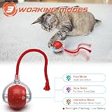 IOKHEIRA Interactive Electric Cat Toy Red Rechargeable Motion Animal Toy view 2