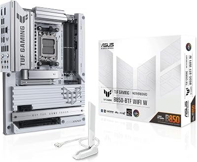 TUF GAMING B850-BTF WIFI W, Scheda Madre AMD ATX, Slot DDR5, Bianca
