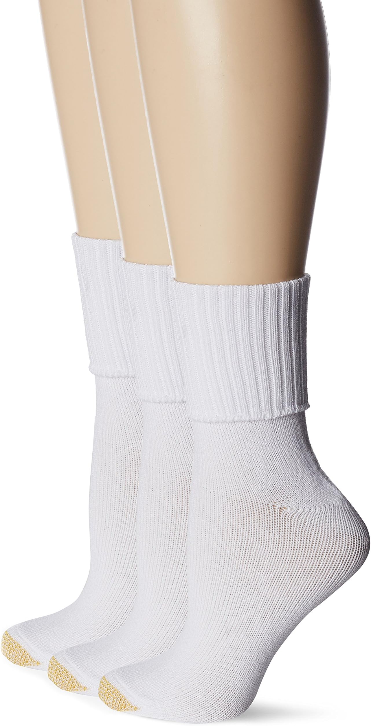 Women's Bermuda Socks, 3-Pairs