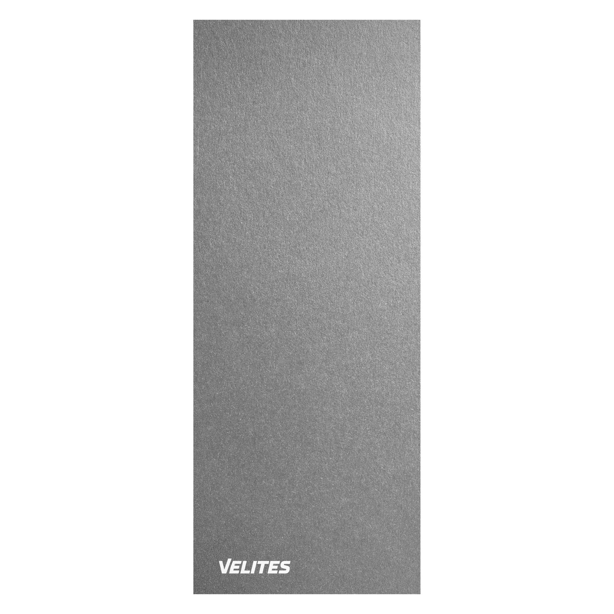 Velites Grey Jumping Mat - 3mm Thick Non-Slip PVC, for Exercise & Fitness, Gymnastics, Protects Joints, Portable with Carry Bag
