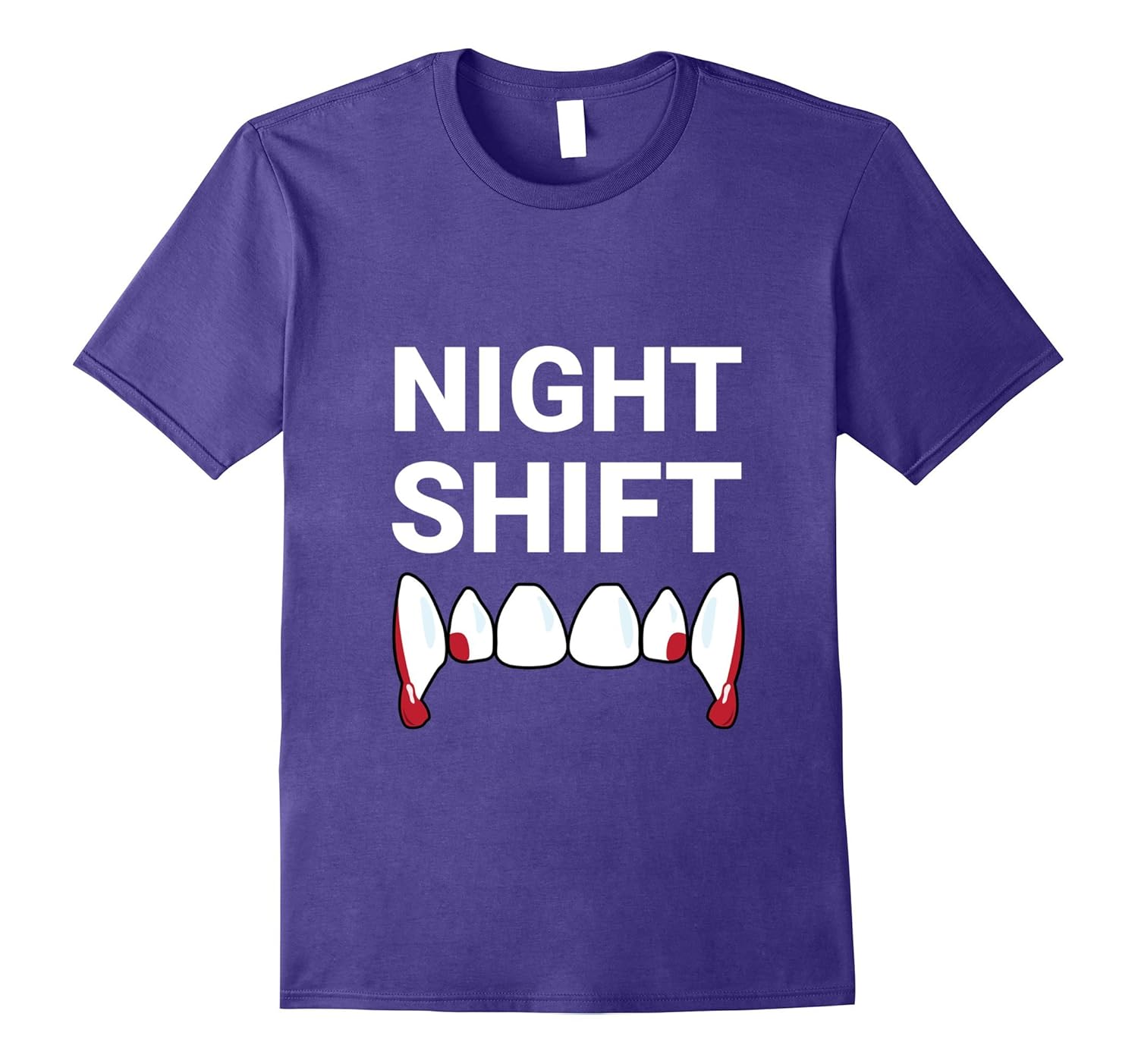 Night Shift Night Job T-shirt Funny Shirts With Sayings-Rose