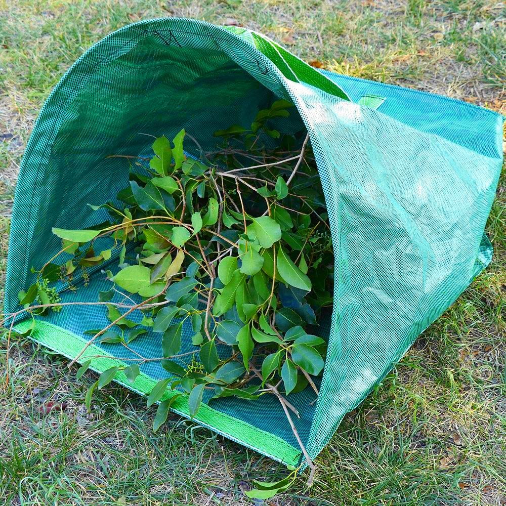 Lawn and Leaf Bags (2) Reusable Garden Bags Collapsible Yard Waste