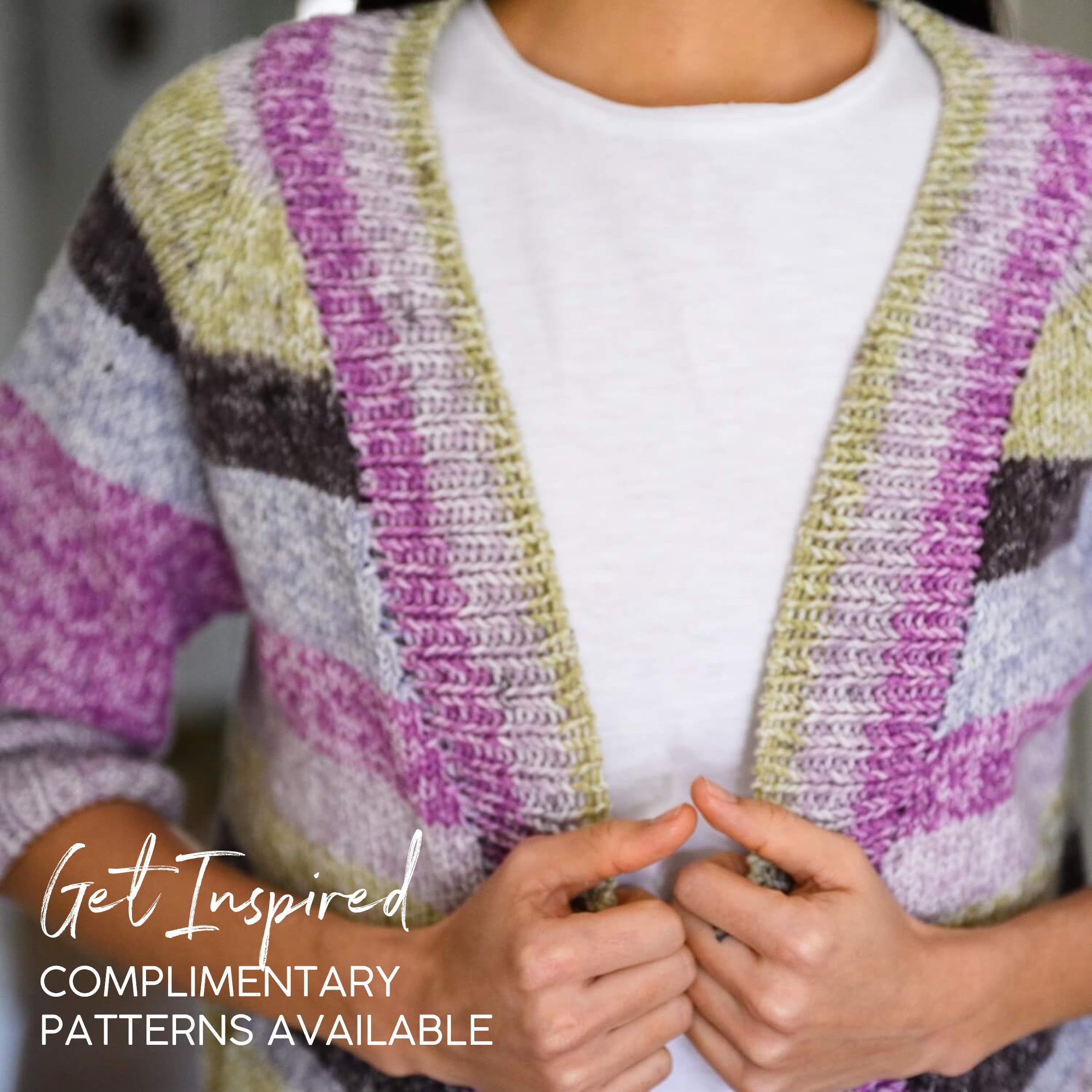 Lion Brand Yarn Mandala Ombré Yarn with Vibrant Colors, Soft Yarn for Crocheting and Knitting, Harmony, 1-Pack