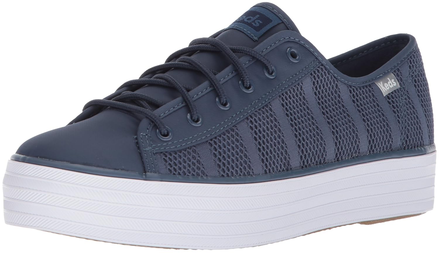 keds triple kick striped mesh