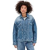 Good American Women's Barrel Sleeve Denim Jacket