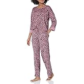 N Natori womens Peached Knit 3q Slv Pj Set Cb: 26” / Inseam: 28”