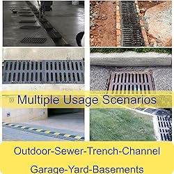 MOSINSBO Cast Iron Drain Grate, 18x18 Outdoor Drain