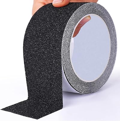 OQingluan Anti Slip Tape 5cm x 10m Black Non Slip Stair Treads
