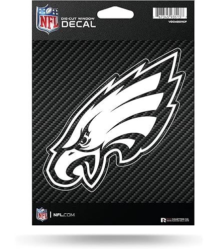 Decalcomanie Vinile Nfl Adesivi Vinile Philadelphia Eagles - Decalcomanie Per Auto, Finestre, Muretti, 5 Misure Diverse Sticker Vinile 5 Misure - Foto 10