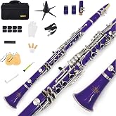YANASON Bb ABS clarinet for beginners (Purple)