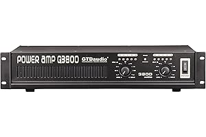 GTDAUDIO GTD Audio 2 Channel 3000 Watts 2U Stereo Professional Power Amplifier AMP