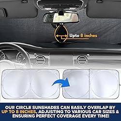 EcoNour Patented Design Car Windshield Sun Shade