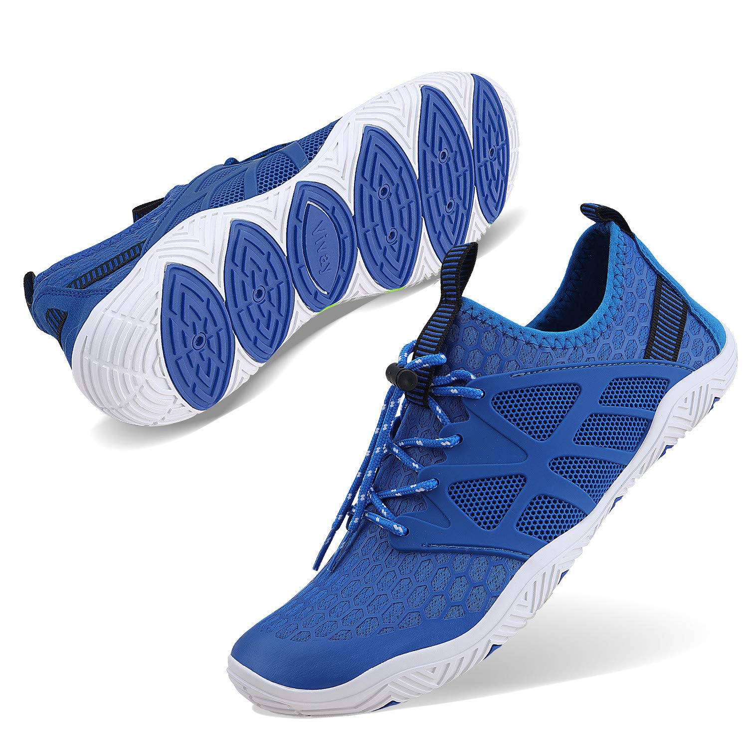 Photo 1 of MAYZERO Womens & Mens Quick Dry Aqua Shoes - Wide Toe Hiking Water Shoes for Pool, Kayak, Surf & Beach
