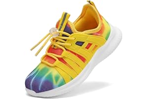 TOTOMONA Boys Girls Sneakers Lightweight Kids Tennis Shoes Breathable Running Shoes Comfortable Toddler/Little Kid/Big Kid