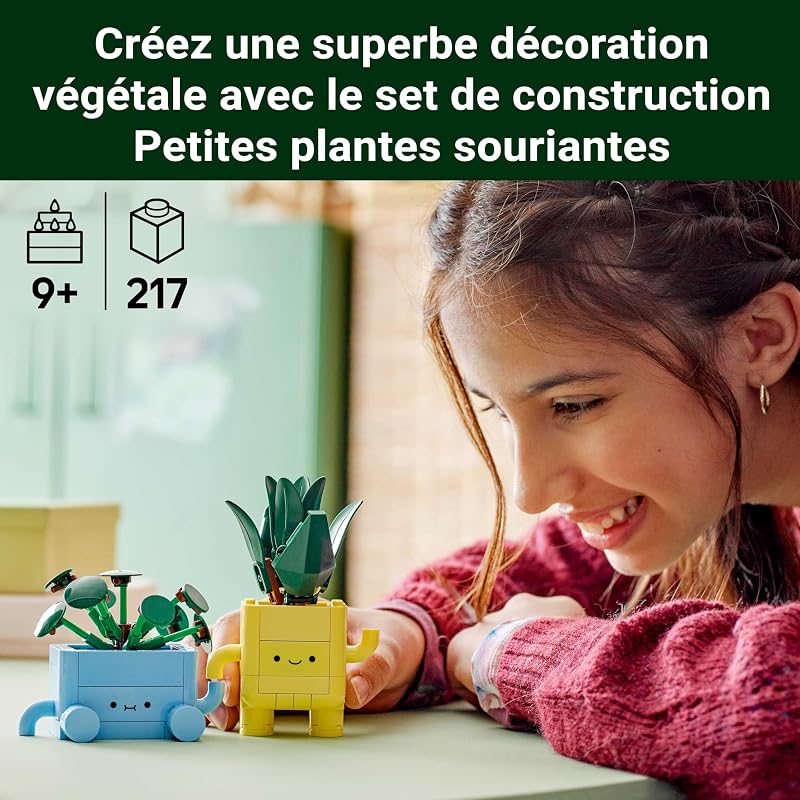 Botanicals Petites Plantes Souriantes - Jouet - Loisirs Créatifs - 2 Plantes Artificielles, 2 Pots de Fleurs Colorés & Visages Interchangeables - Cadeau Nature pour Fille dès 9 Ans & Ado 10349 — photo 2 sur 8