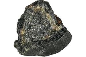 TUMBEELLUWA Natural Raw Green Tourmaline Crystal Rough Stone for Tumbling, Polishing, Wire Wrapping, Wicca & Reiki, Decoration, 201-300g