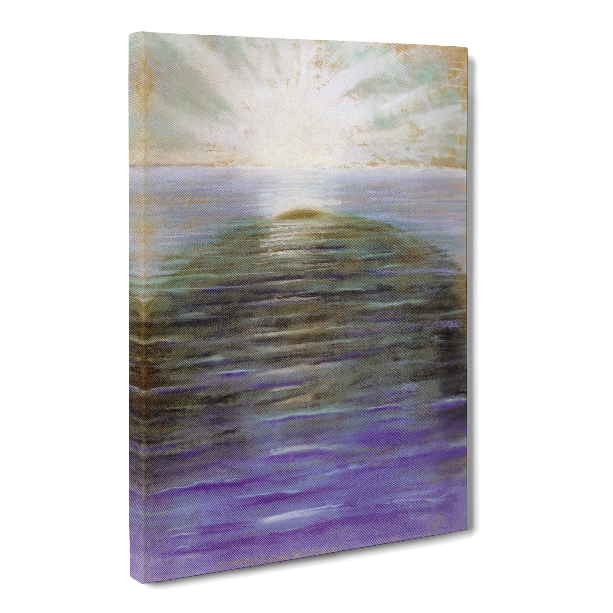 Sunrise By Mikalojus Konstantinas Canvas Print | Gallery Wrapped 30mm Frame Wall Art | 20x14 inches | Ready to Hang | Classic Landscape Picture | Living Room Bedroom Lounge Office