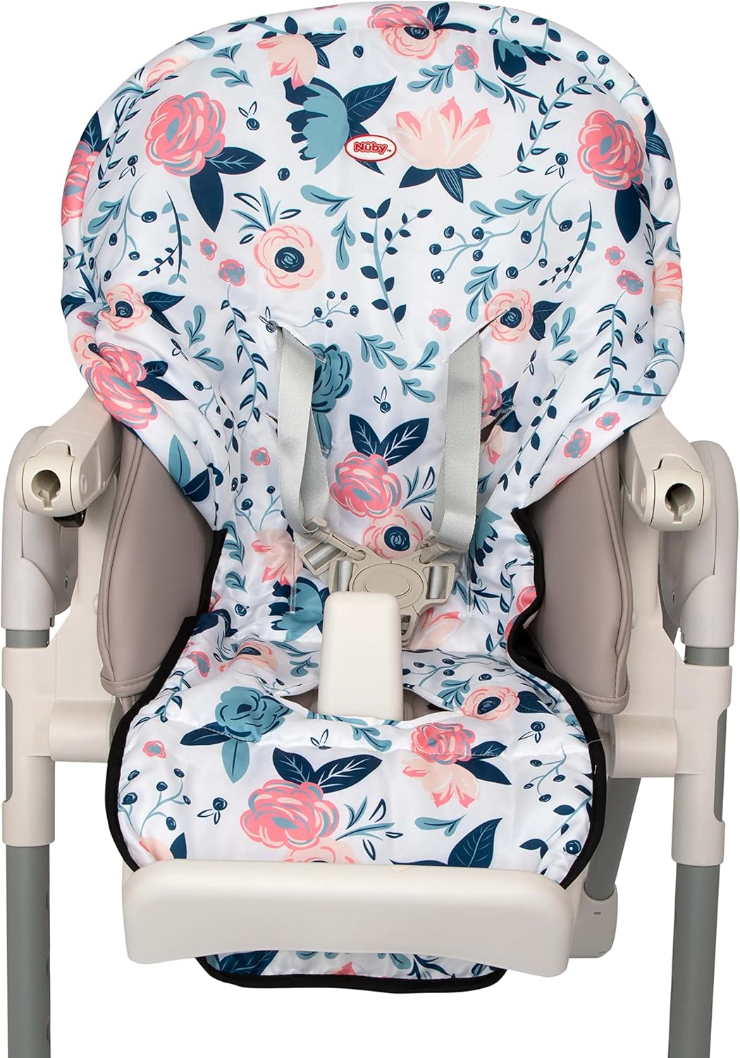 Slipcovers - Nuby High Chair Cover Protecting from Spills and Crumbs, Water Resistant, Floral Print