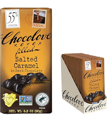 Amazon.com: Chocolove Coffee Crunch Dark Chocolate Bars | 55