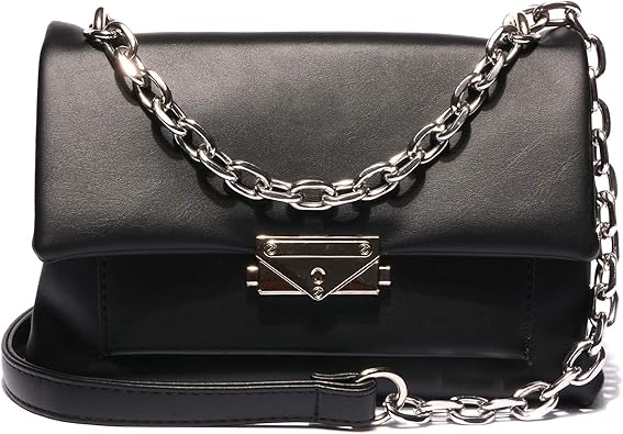 black crossbody chain strap