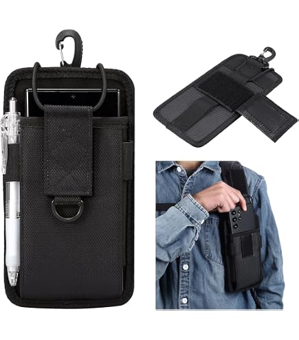 osprey backpack phone holder Compatible with iPhone 16 15 14 13 12 Pro Max Strap Pouch,Backpack Attachment Cell Pouch Holster Belt Clip Carrying Case for Galaxy S25 S24 S23 S22 Ultra Nike Lunch Boxes | geometric offering a volume of Variant:BLACK