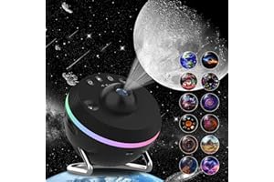 FLYEAGLE Galaxy Projector, 13 in 1 HD Planetarium Star Projector for Bedroom, Kids' Star Light with Meteor Effects and Timer