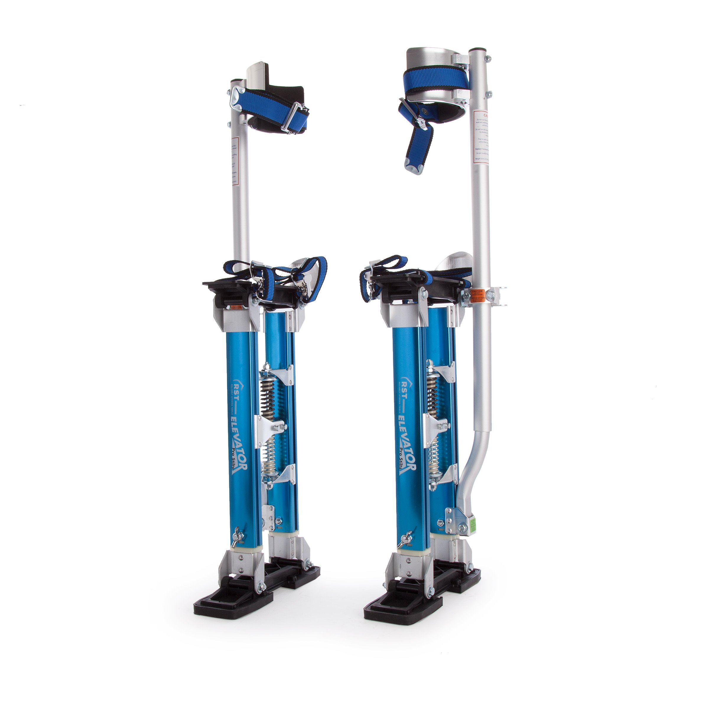 RST RTR1830E Elevator Pro Aluminium Stilts, Silver/Blue, 18-30-Inch — image 1