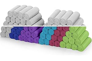Biange Cooling Towels (40"x 12", Pack of 60) for Neck and Face, Cold Towel for Hot Weather, Sports, Workout, Fitness, Gym, Yoga, Golf, Pilates, Travel, Camping & More