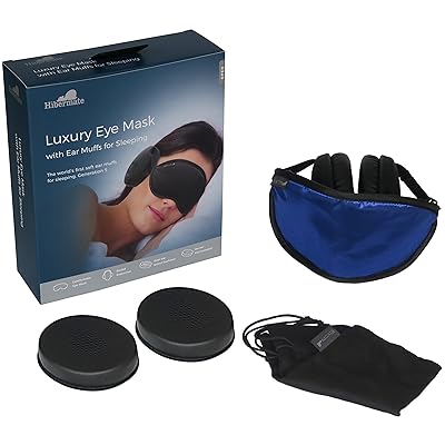 Eye Mask Sleep Noise Cancelling Ear Muffs Sleeping Ear Cover